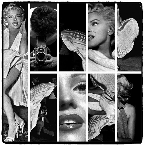 MARYLINE COLLAGE noir et blanc